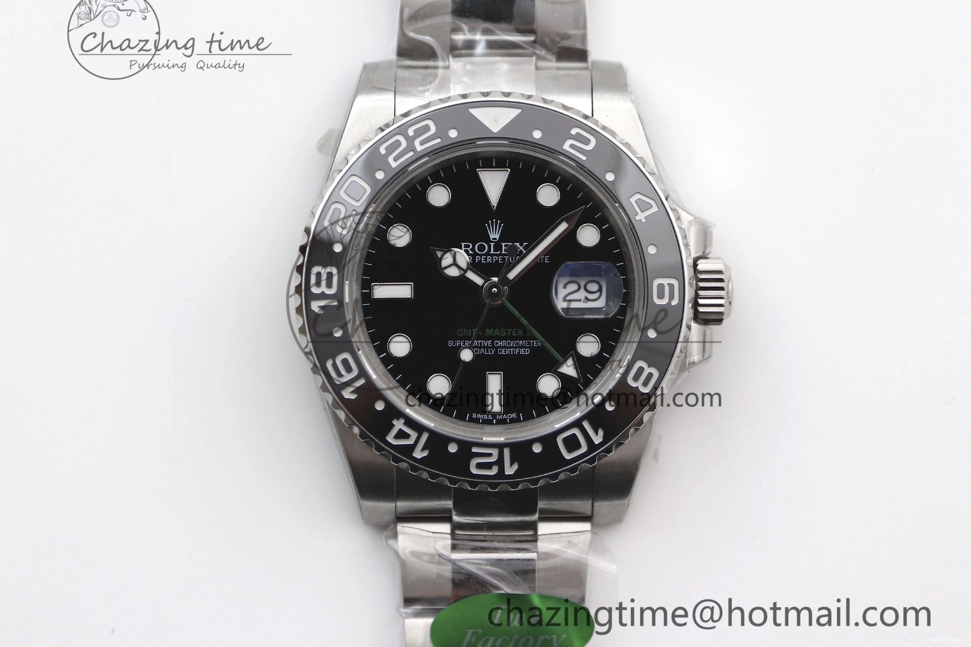 0215 Tailored GMT Master II 116710 LN 904L SS TW+ Best Edition on Oyster Bracelet VR3186 CHS 1980